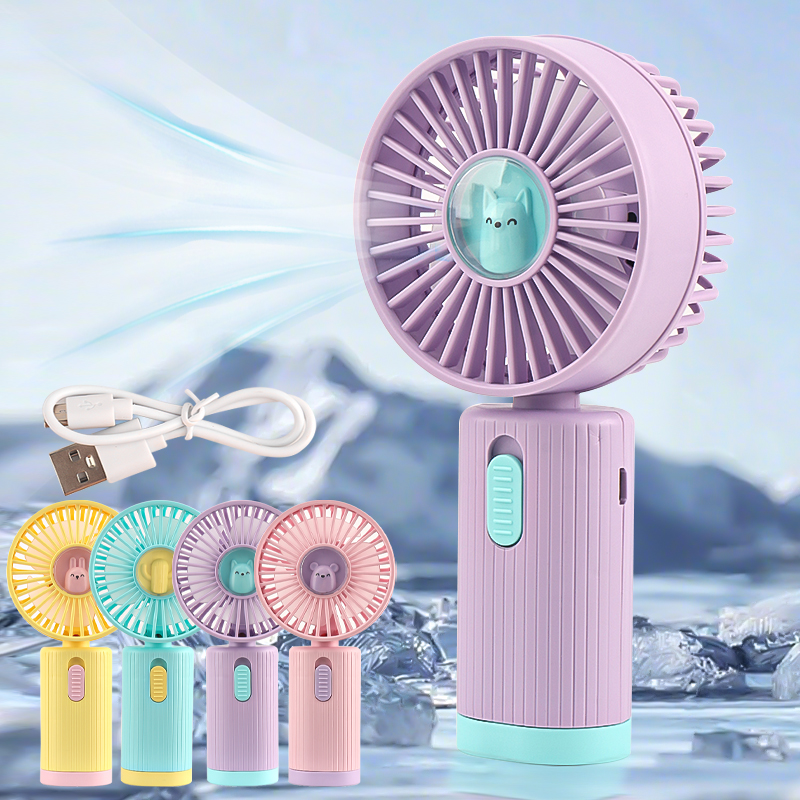 Eyelash Extension Course - Uroczy Mini Przenośny Wiatraczek USB z