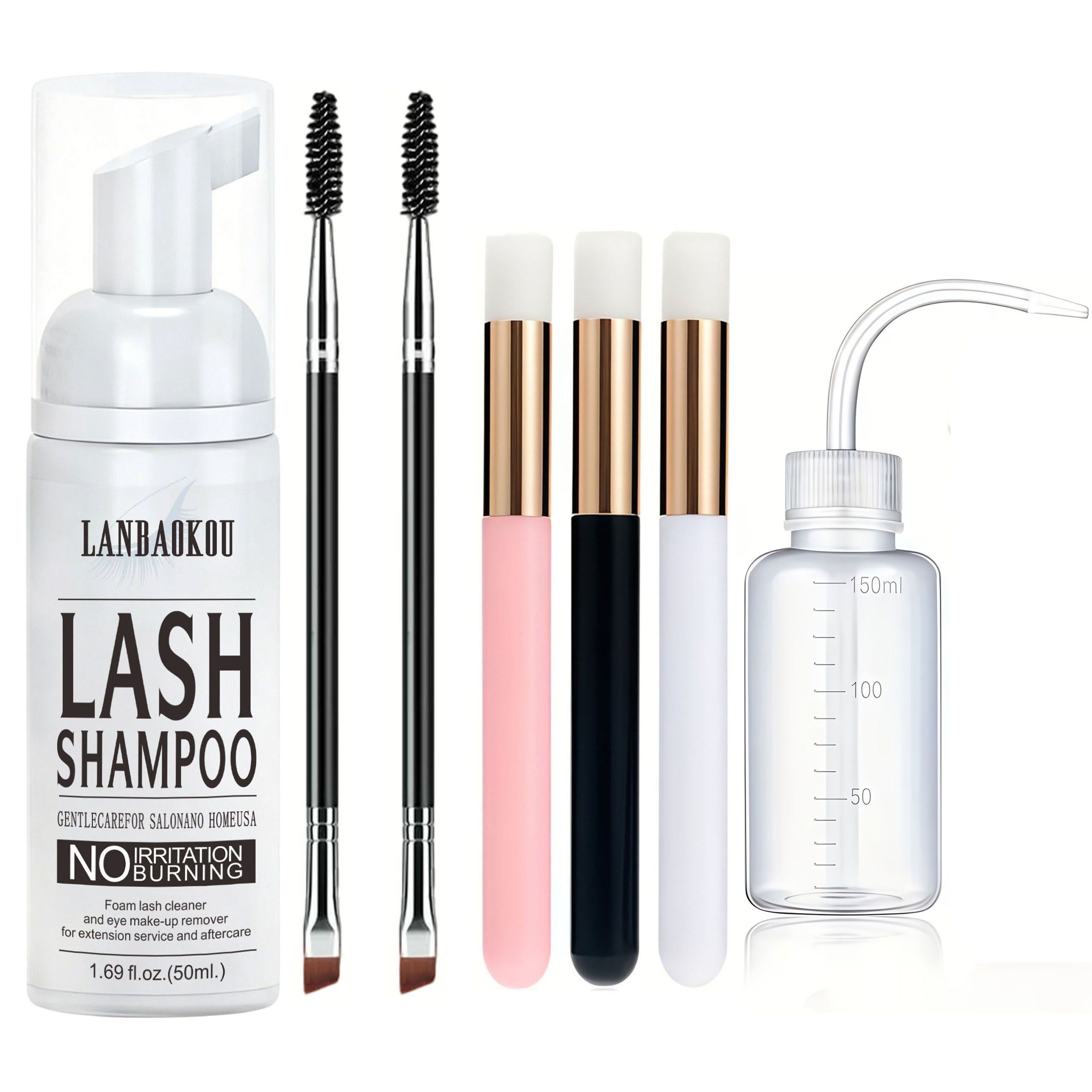 Eyelash Extension Wash - Szampon do rzęs 50ML + Szczoteczka