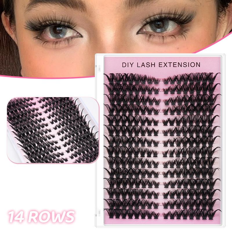 Eyelash Extension Volume Lashes - 20 szt. DIY Sztuczne Rzęsy w