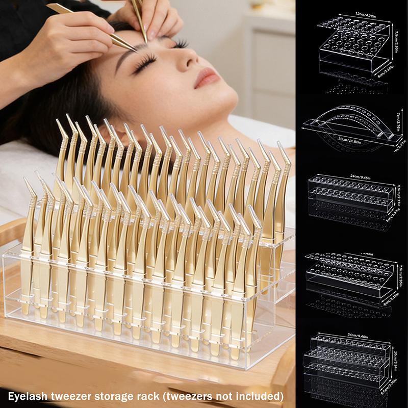 Eyelash Extension Course - Pudełko do przechowywania pęset, wielootworowy organizer