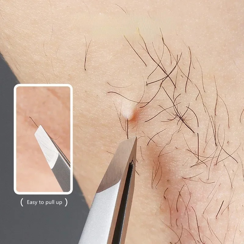 Eyelash Extension For No Eyelid - Kleszcze do brwi ze stali nierdzewnej,