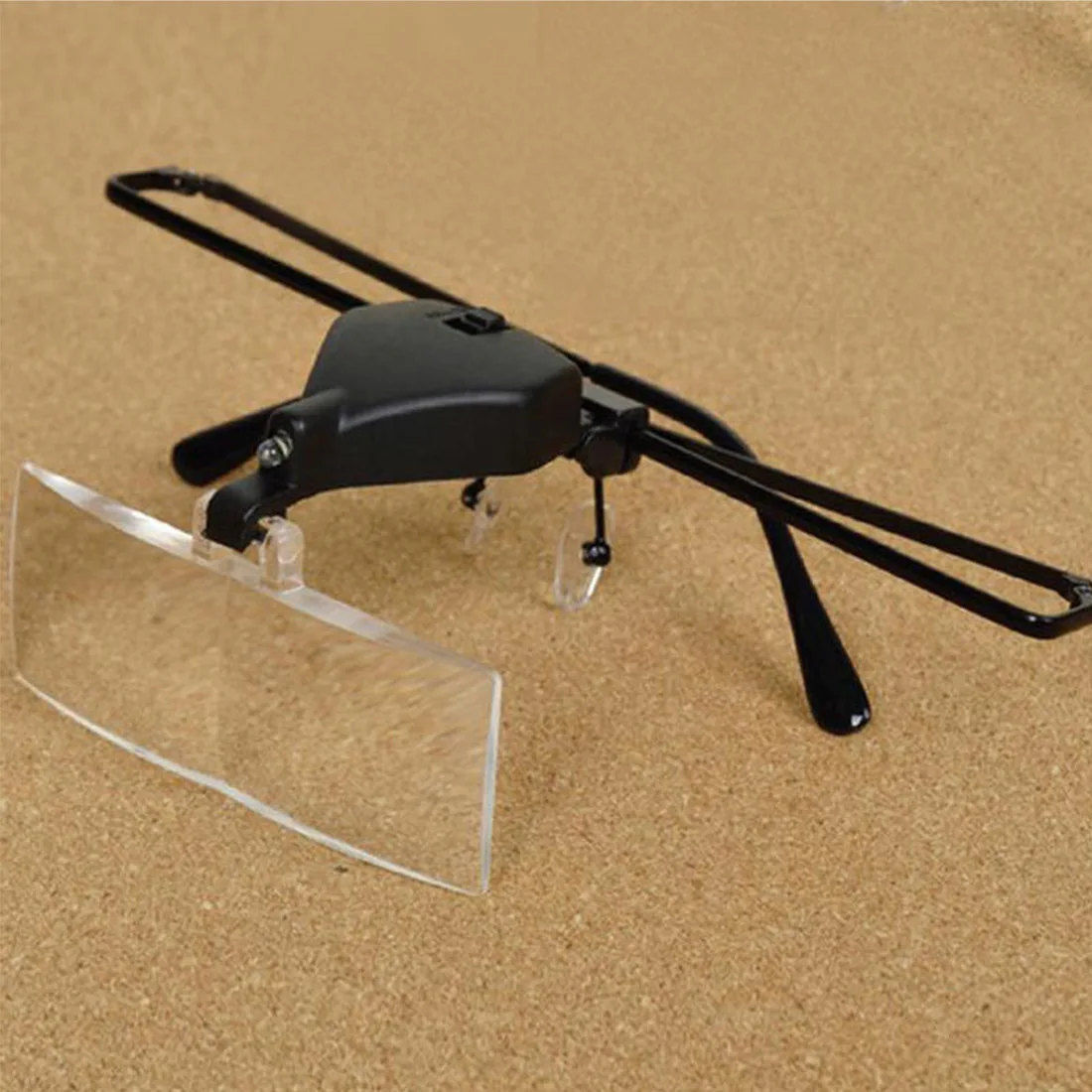 Eyelash Extension With Glasses - Lupa LED Szkło powiększające Regulowane światło