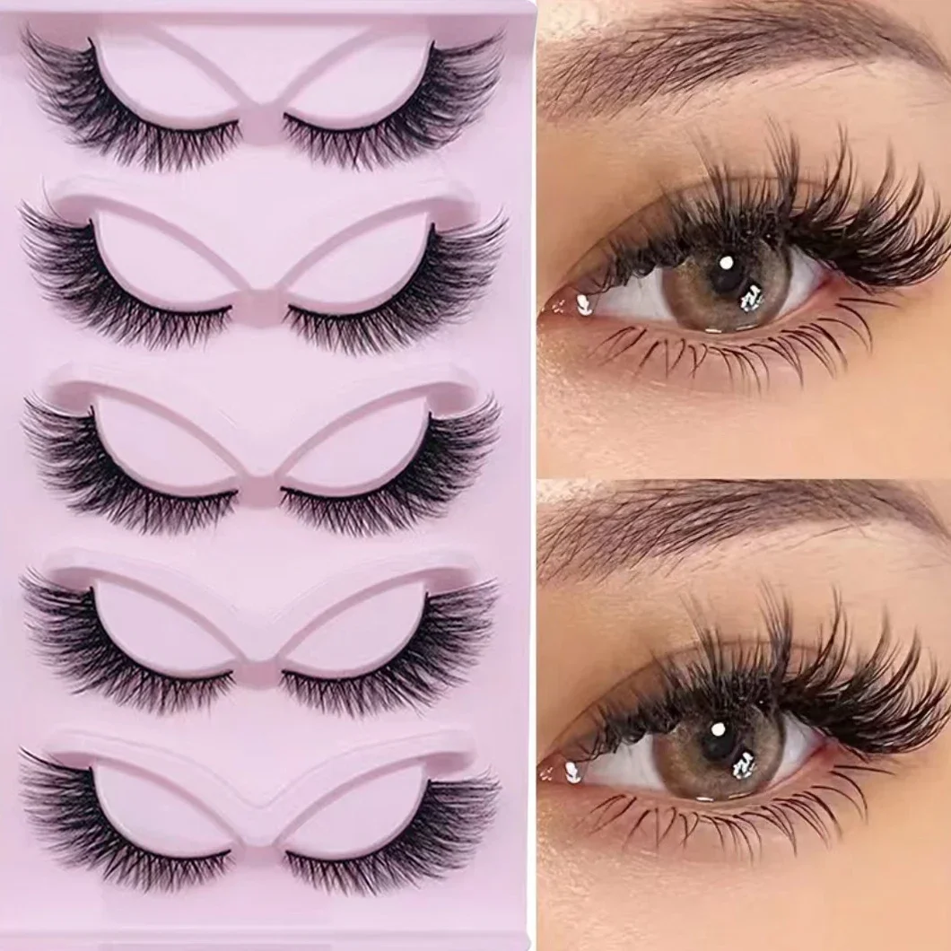 Eyelash Extension Cat Eye Wispy - 5 par kocie oko rzęs, sztuczne