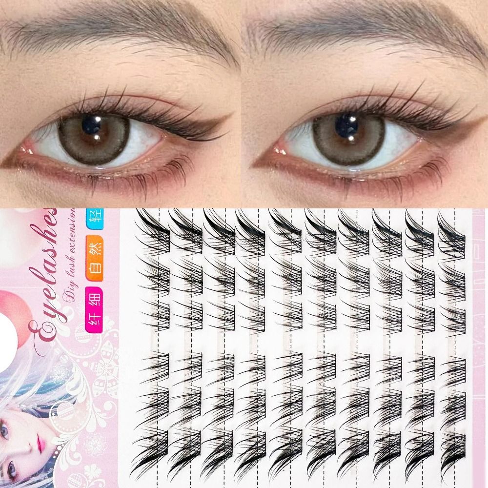 Eyelash Extension Cat Eye Wispy - Sztuczne rzęsy 3D typu kocie oko,