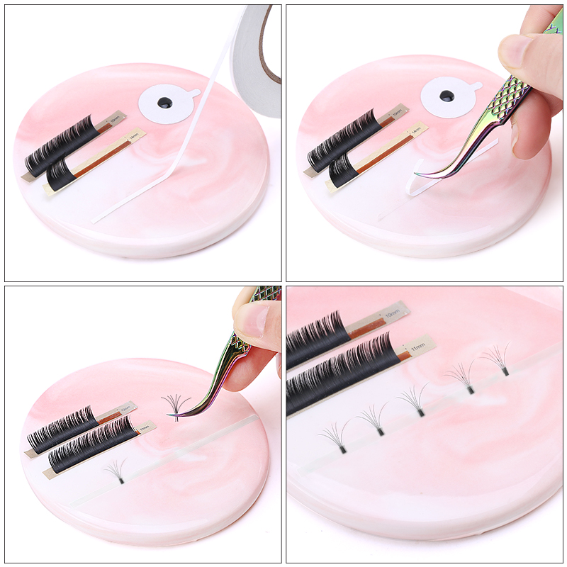 40 m/zestaw łatwe taśmy wachla – Eyelash Extension Volume Lashes recenzja i cena