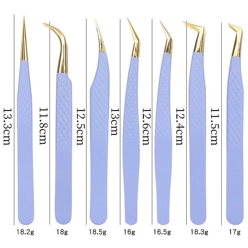 Fioletowe pęsety do przedłużan – Refill Eyelash Extension recenzja i cena