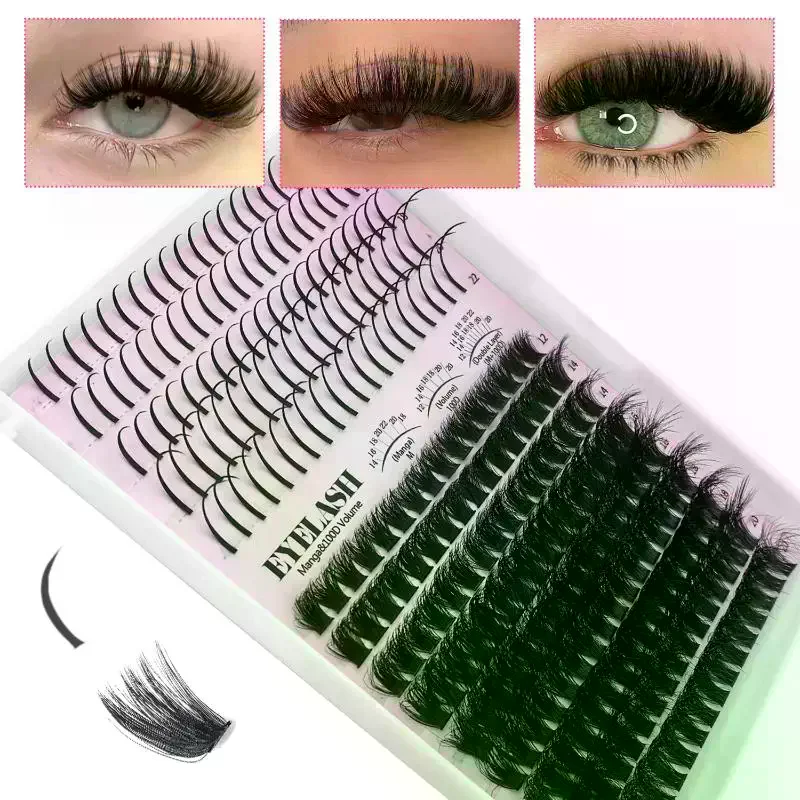 Zestaw Kępek Rzęs, Rzęsy w Kęp – Eyelash Extension Volume Lashes recenzja i cena