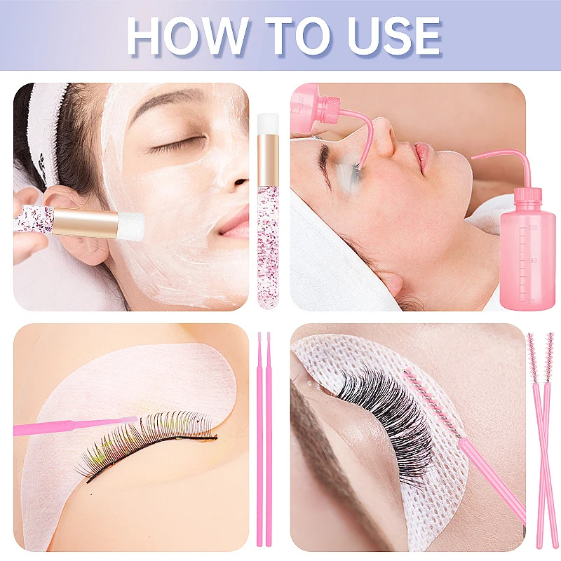 153 sztuk/zestaw zestaw materi – Eyelash Extension Wash recenzja i cena