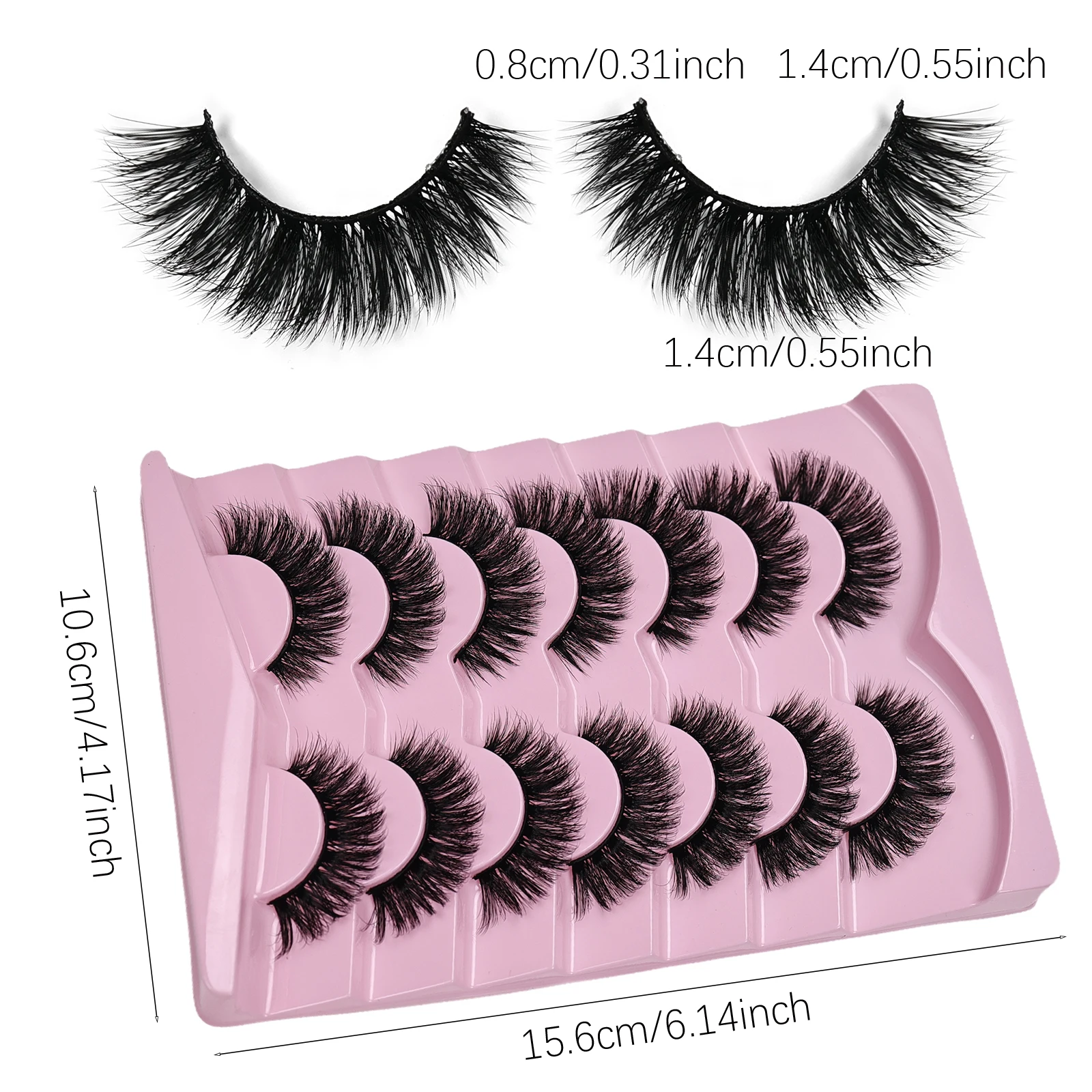 7 par kocie rzęsy objętość szt – Eyelash Extension Cat Eye Wispy recenzja i cena