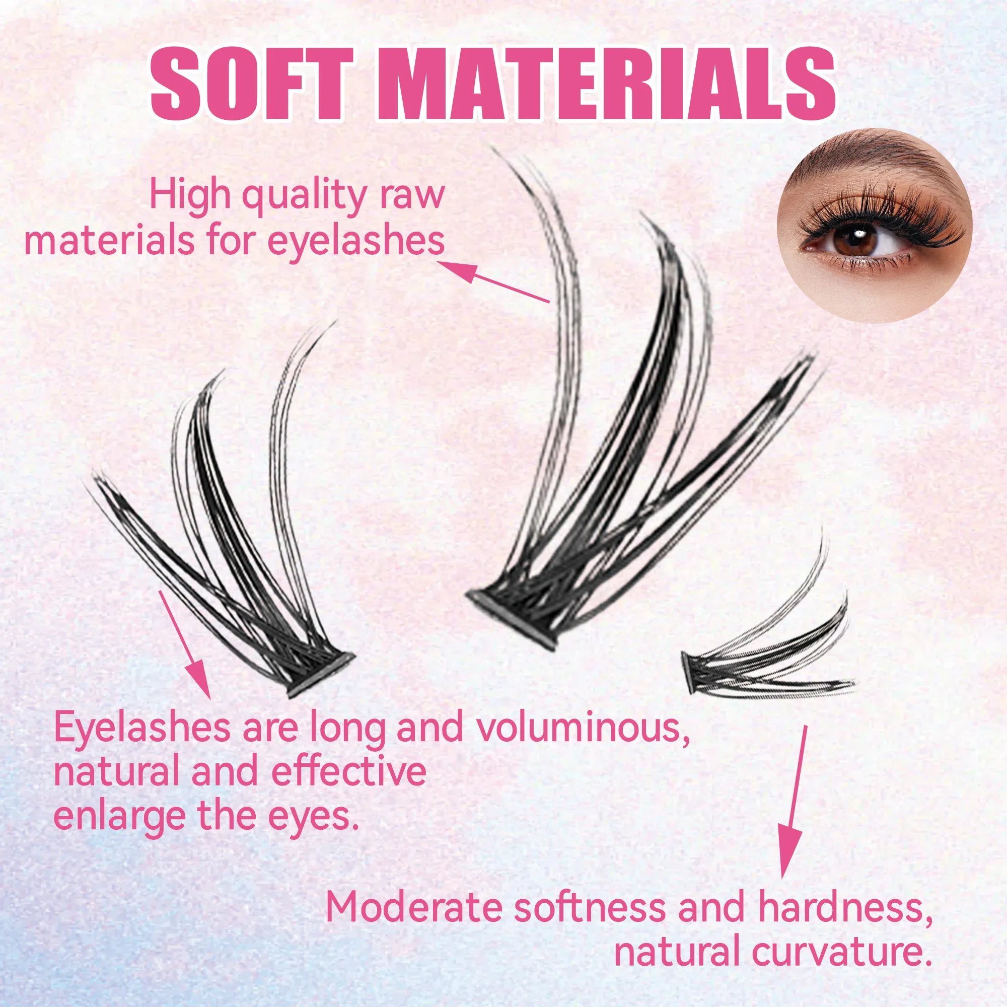 Rzęsy 200 szt. w kępkach, klej – Eyelash Extension Course recenzja i cena